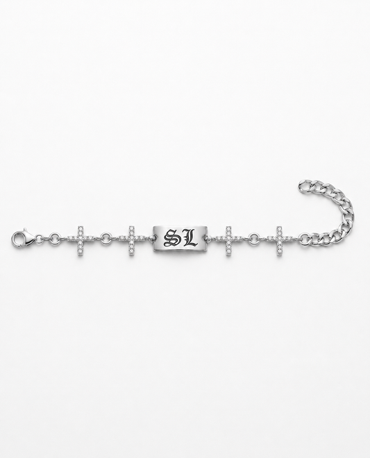 SL Engraved Bracelet (Silver)