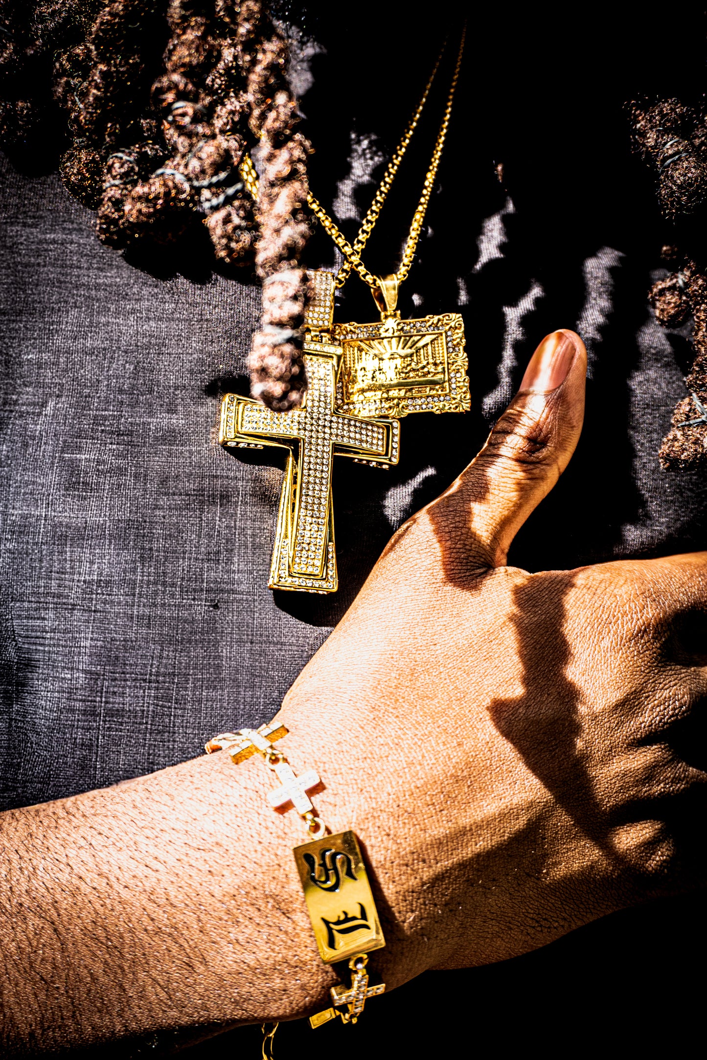 SL Engraved Bracelet (Gold)